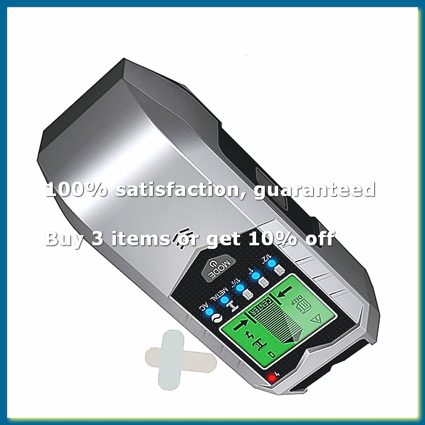 Stud Detector With Metal Ac Wire - ●5-in-1 Electronic Detector Wall Stud Finder