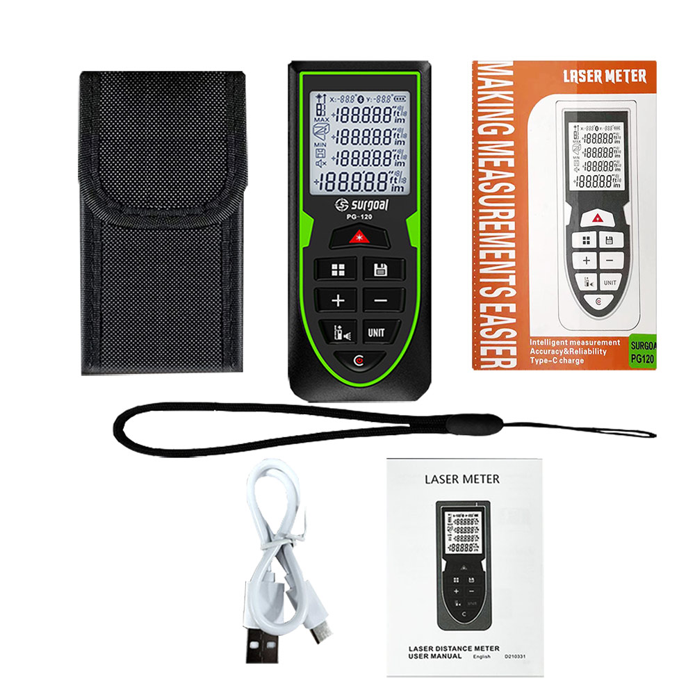 Green Laser Distance Meter 120 - Stud Finder With Laser Level recension och pris