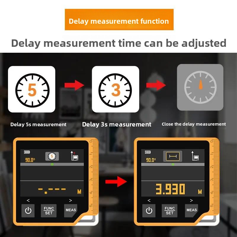 3‑in‑1 Digital Measuring Tool  - Stud Finder With Laser Level recension och pris