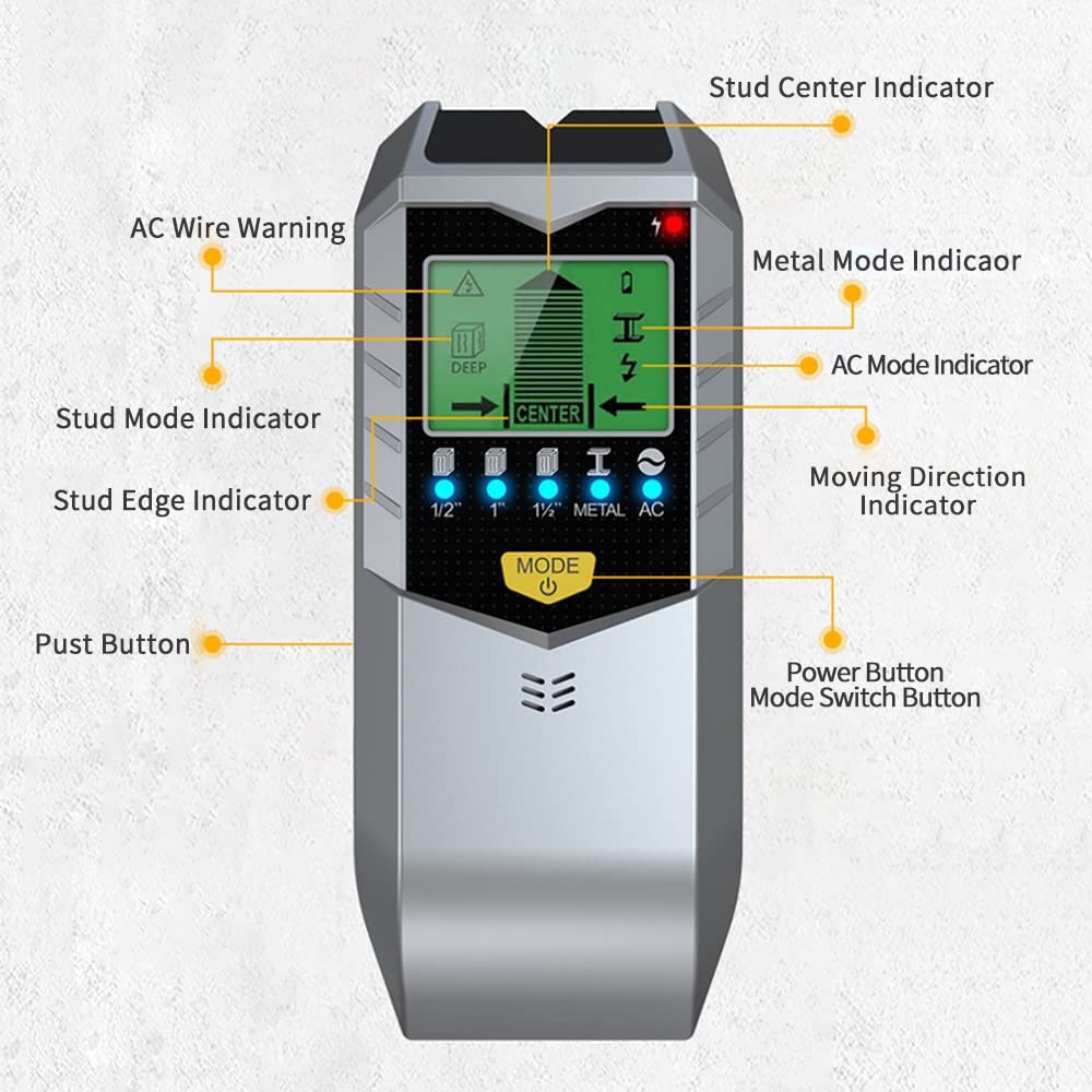 5 In 1 Electronic Wall Detecto - Stud Finder Wall Scanner 5 In 1 recension och pris