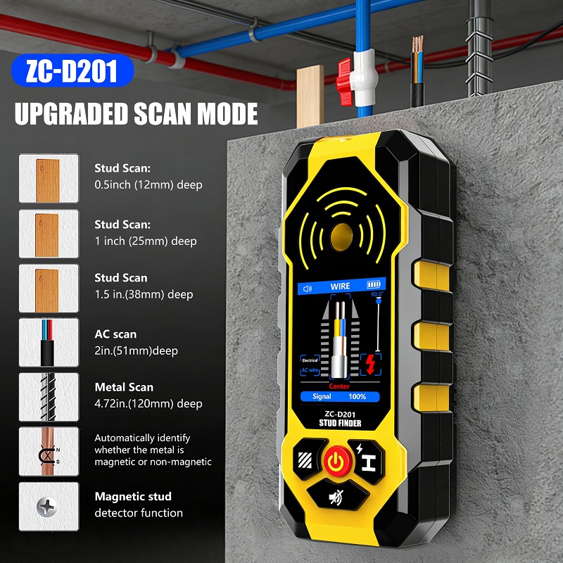 ZC-D201 Stud Finder Wall Scann - Stud Finder Center Finder Edge recension och pris