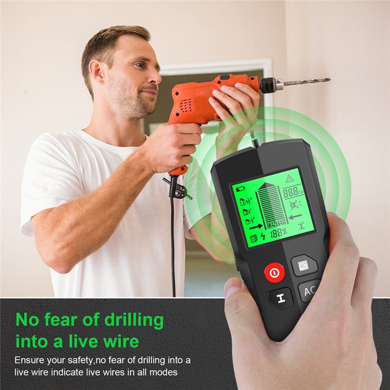 AA94-1 Piece Stud Finder Wall  - Stud Finder Wall Scanner 5 In 1 recension och pris