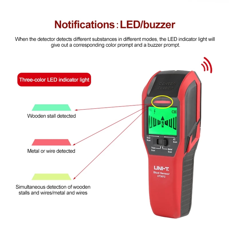 UNI-T UT387C Wall Scanner Meta - Wall Scanner Rebar Detector recension och pris