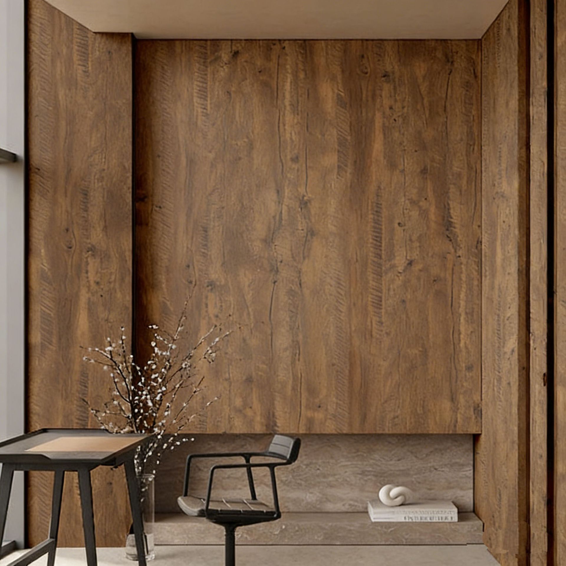 Wood Grain Self Adhesive Wallp - Moisture Meter Wall Wood recension och pris