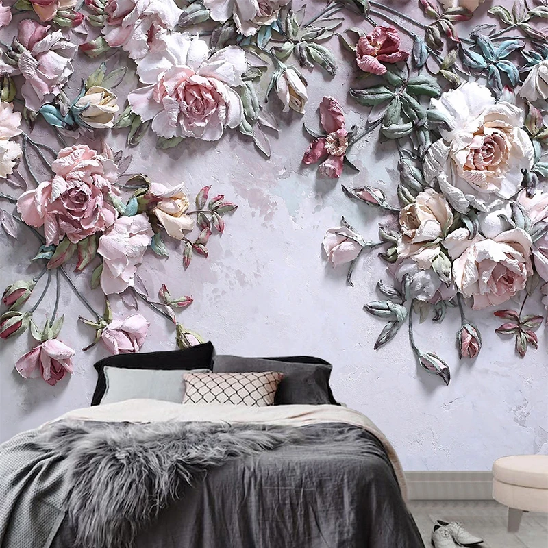 3D Wallpaper Modern Stereo Ros - Moisture Meter Wall Wood recension och pris