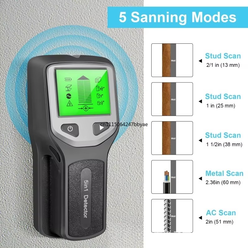 HW430 New 5 in 1 Wall Detector - Stud Finder Wall Scanner 5 In 1 recension och pris