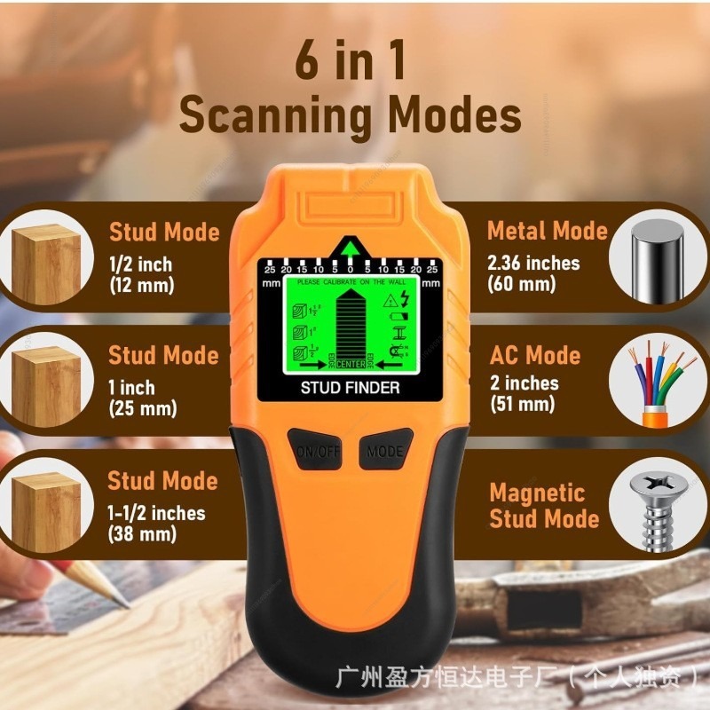 Multi-function 6-in-1 Wall Sca - Wall Scanner Rebar Detector recension och pris