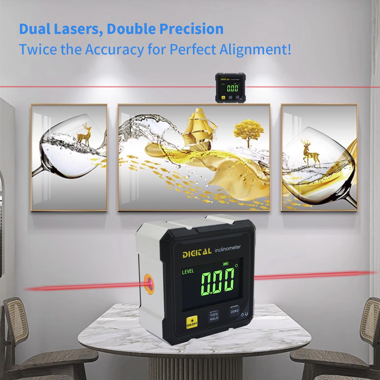 SHANHR Digital Angle Finder wi - Stud Finder With Laser Level recension och pris