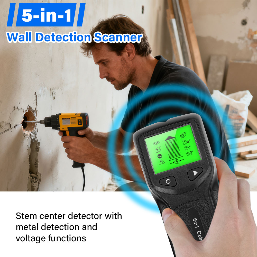 Wall Scanner 5 In 1 Metal Dete - Stud Finder Wall Scanner 5 In 1 recension och pris