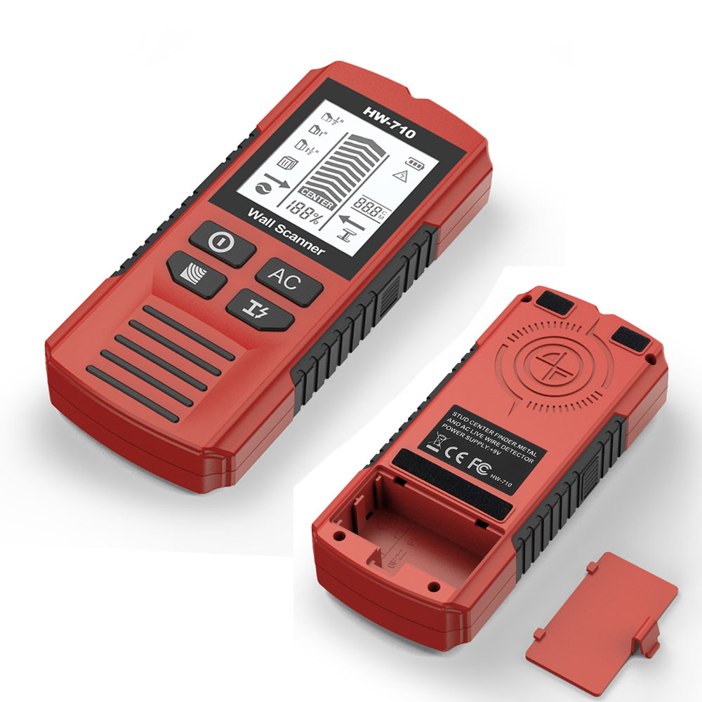 Wall Metal Detector 6 in 1 LCD - Wall Scanner Rebar Detector recension och pris