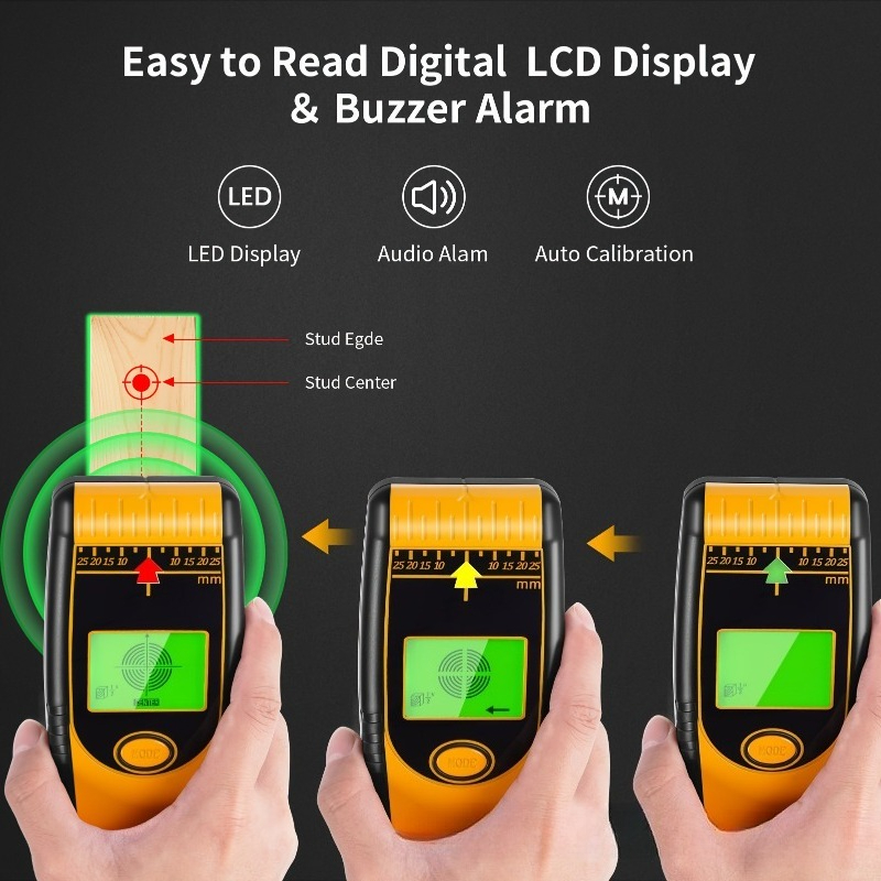 Multifunctional Wall Stud Find - Wall Scanner Rebar Detector recension och pris
