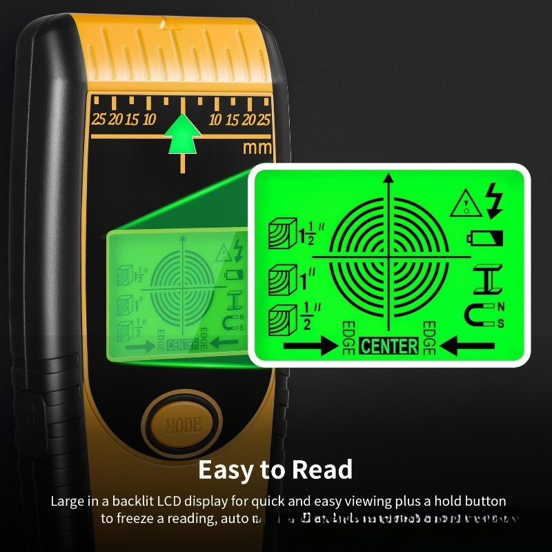 Multifunctional Wall Stud Find - Wall Scanner Rebar Detector recension och pris