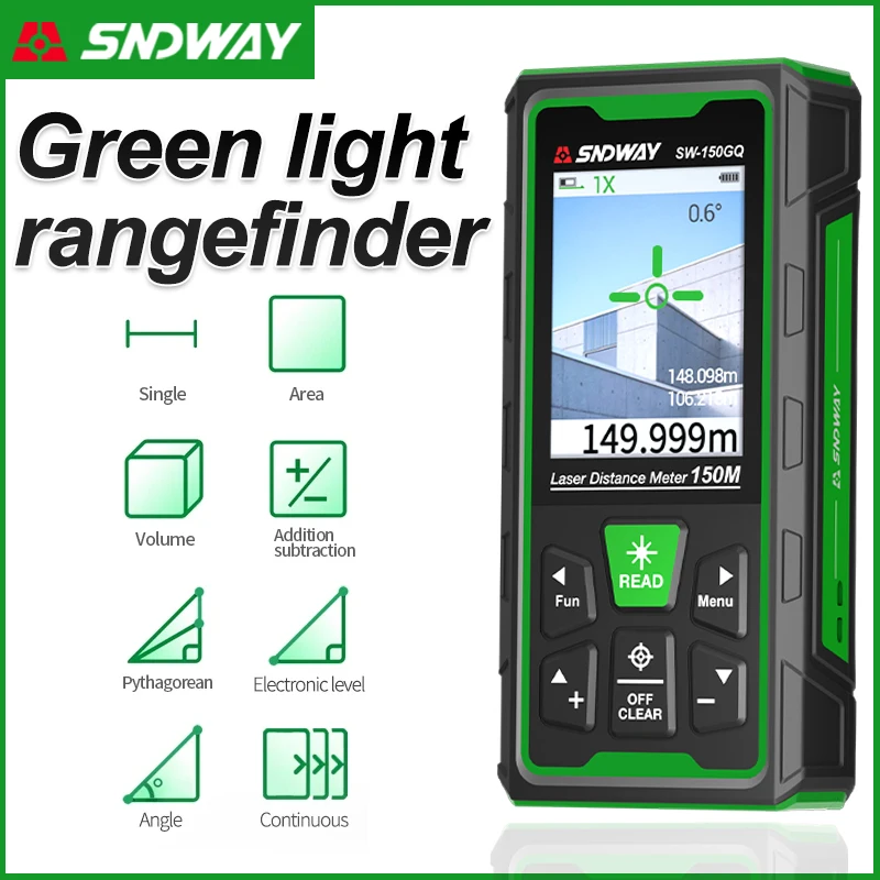 Green Laser Distance Meter Dig - Stud Finder With Laser Level recension och pris