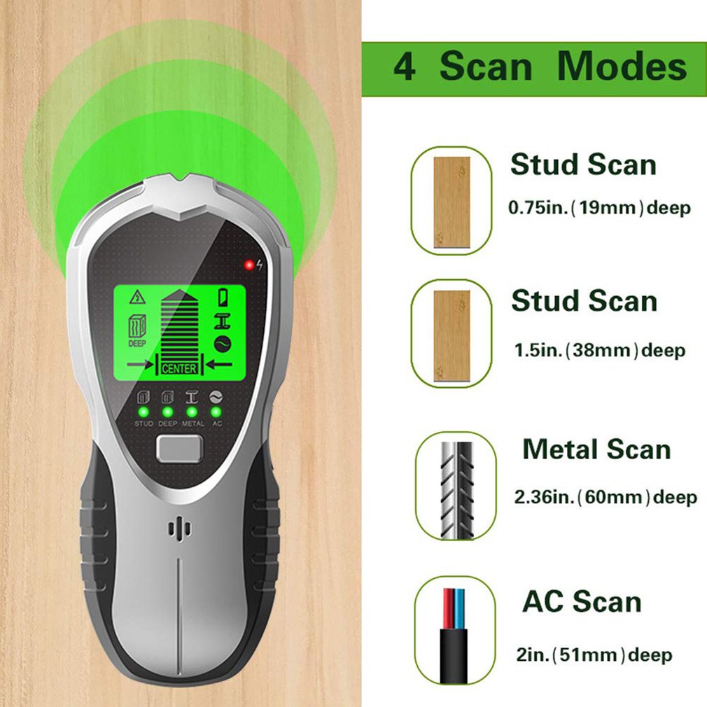 4 In 1 Stud Finder Wall Scanne - Stud Finder Center Finder Edge recension och pris
