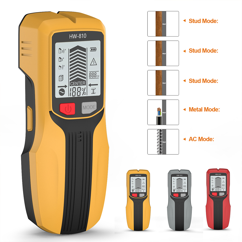 Handheld 6 in 1 Metal Detector - Stud Detector With Metal Ac Wire recension och pris