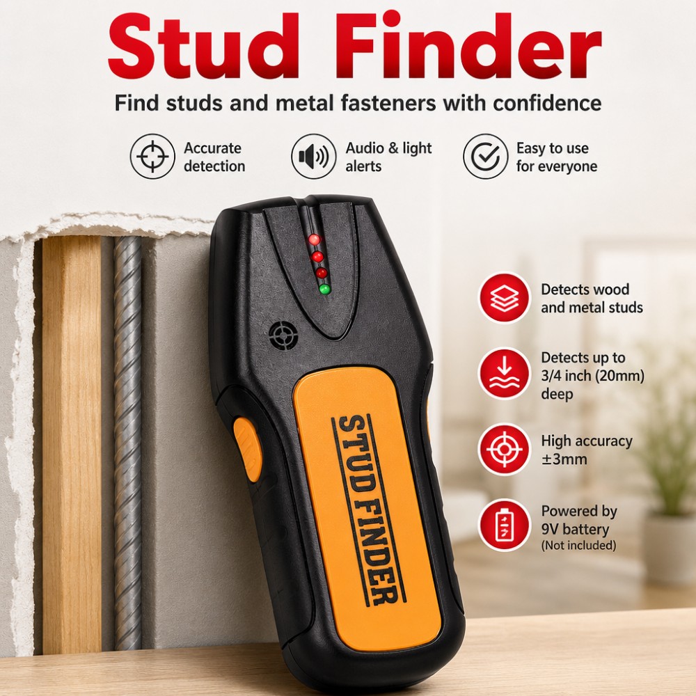 Electronic Stud Finder Wall Sc - Wall Scanner Rebar Detector recension och pris