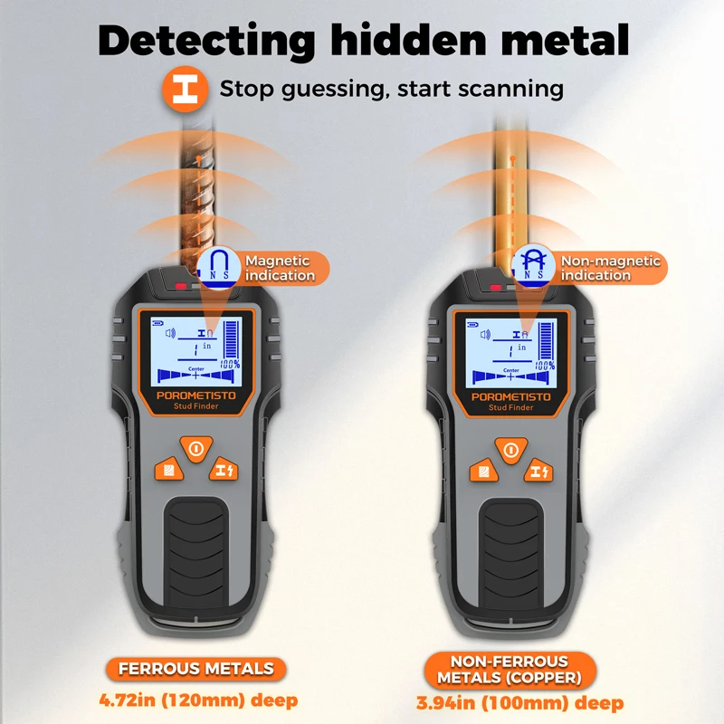 POROMETISTO-DSF01 6-in-1 Wall  - Wall Scanner Rebar Detector recension och pris
