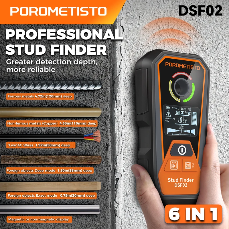 New Stud Finder Wall Scanner D - Wall Scanner Rebar Detector recension och pris