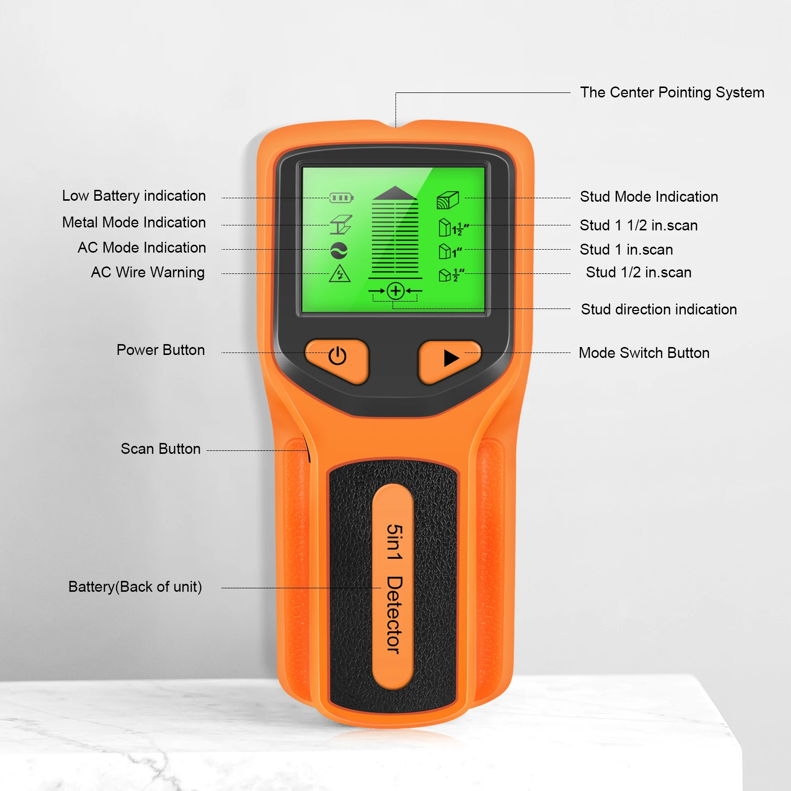 5-in-1 Handheld Digital Wall S - Stud Finder Wall Scanner 5 In 1 recension och pris