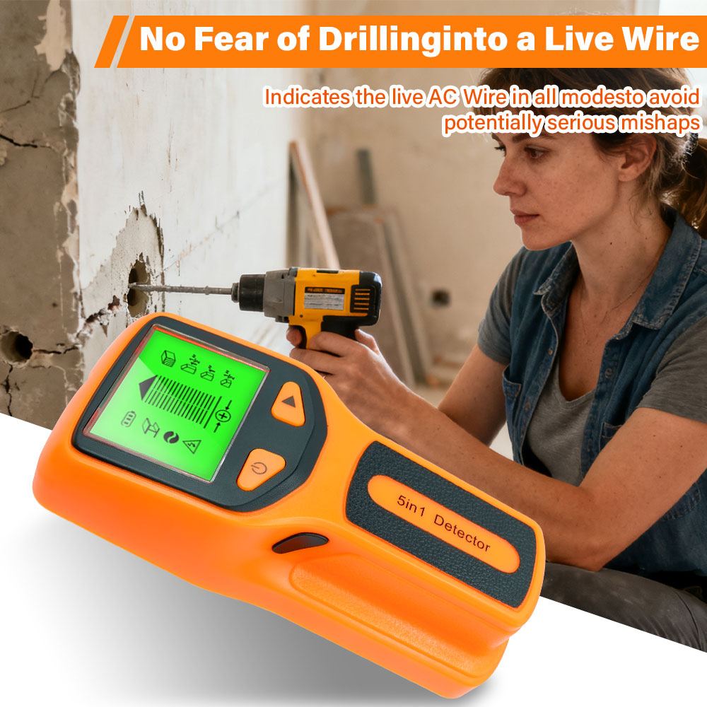 5 in 1 Handheld Digital Wall S - Wall Scanner Rebar Detector recension och pris