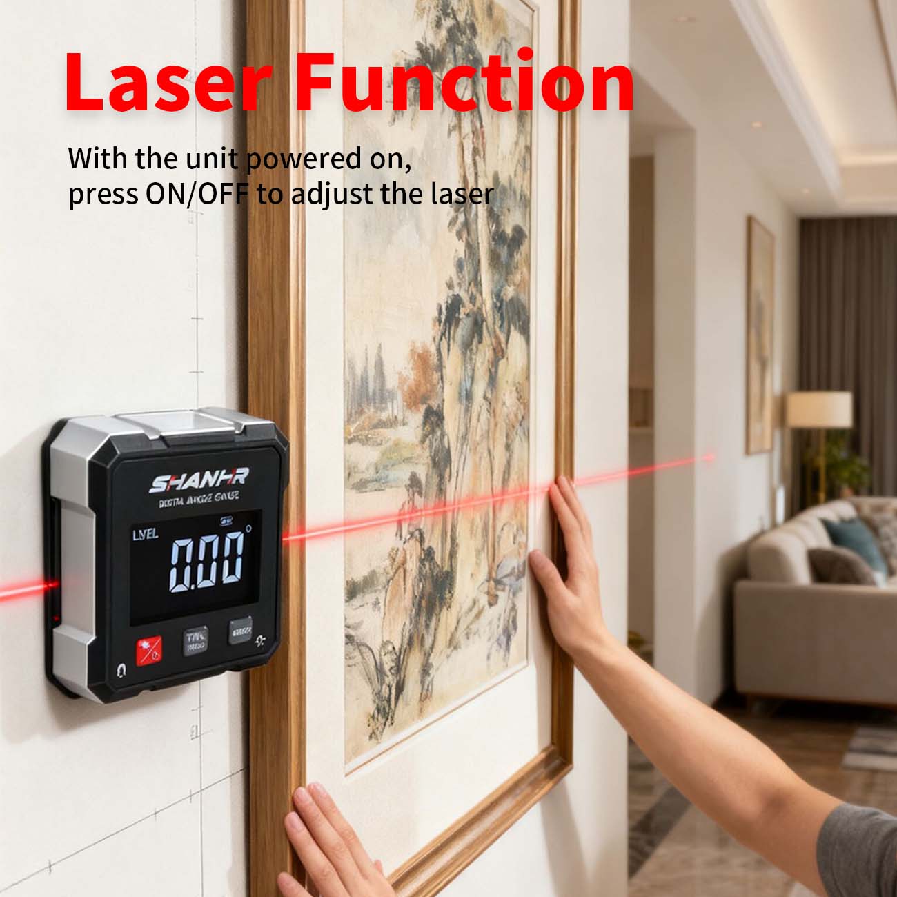 SHANHR Angle Laser Level With  - Stud Finder With Laser Level recension och pris