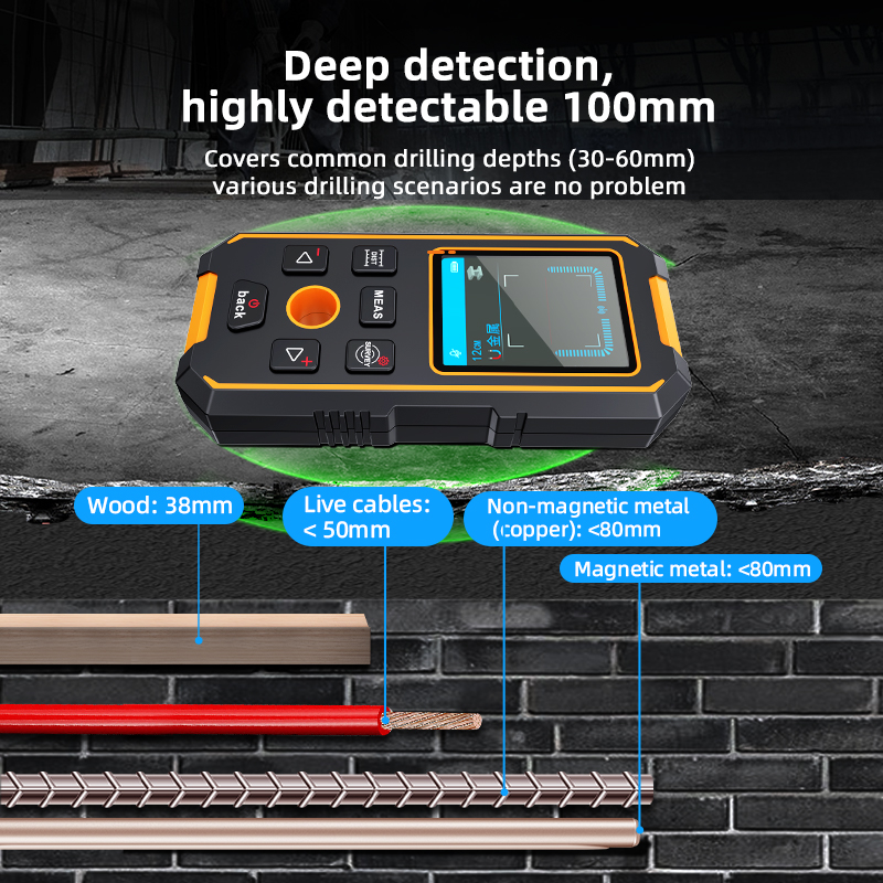 NOYAFA Handheld Wall Metal Det - Wall Scanner Rebar Detector recension och pris