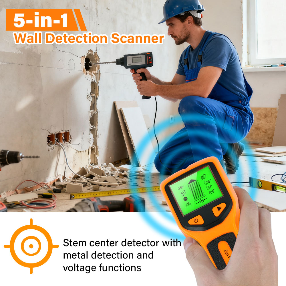 5 in 1 Stud Detector Wall Wood - Pipe Detector Wall Scanner recension och pris