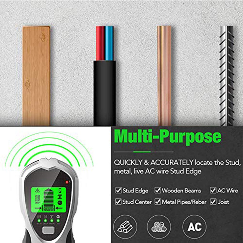 4 In 1 Stud Detector Stud Find - Stud Finder Center Finder Edge recension och pris
