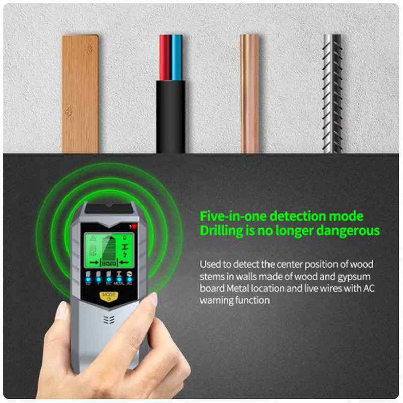SH402 Electronic Detector Wall - Stud Detector With Metal Ac Wire recension och pris