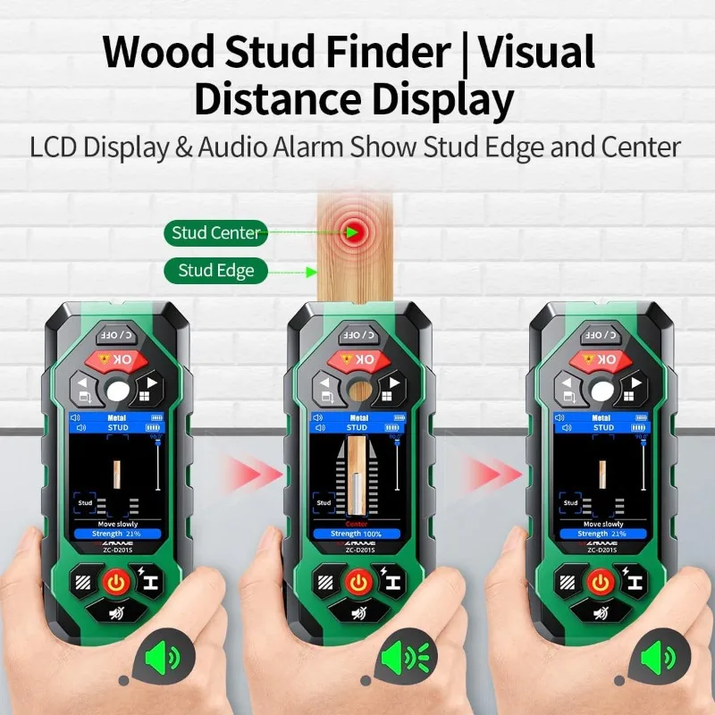 For Rechargeable 10-in-1 Wall  - Stud Finder With Laser Level recension och pris